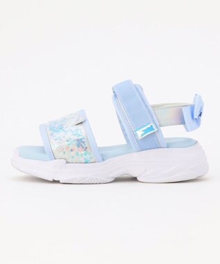 ANY KIDS シャラシャラ厚底ニャンダル サックスブルー