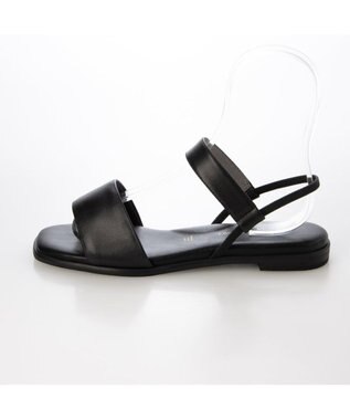 MODE ET JACOMO <MODE ET JACOMO>シンプルフラットストラップサンダル ブラック