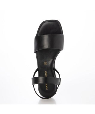 MODE ET JACOMO <MODE ET JACOMO>シンプルフラットストラップサンダル ブラック