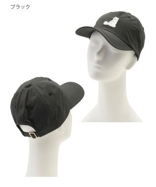 MOONBAT PAUL&JOE ACCESSOIRES(ポール&ジョー)ジプシー キャップ 猫 帽子 無地 UVカット ブラック