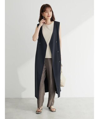 Green Parks ジレにもなる２ｗａｙジャンスカ Gray