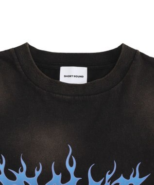 WEGO 【ユニセックス着用ITEM】フレイムグラフィックBIGT（LS） ブラック