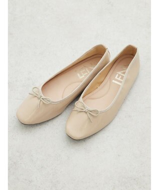 Green Parks ・ＬＥＮＡ　エナメルバレエシューズ Beige