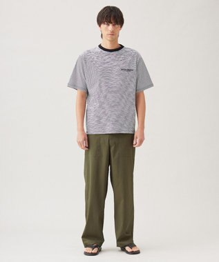 UNFILO MENS BASIC ロゴTEE【ギフトにもおすすめ】 ブラックボーダー