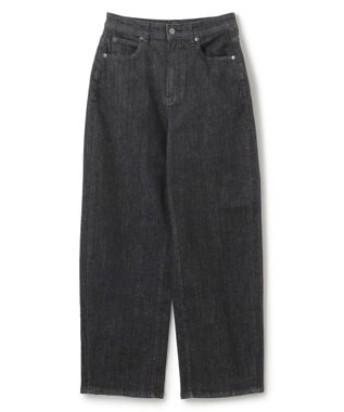 UNFILO 【UNFILO DENIM】撥水 カーブワイドデニム ブラック