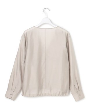 ICB 【先行予約・WEB限定カラーあり】 リヨセルナイロンワッシャー Vネックブルゾン トープ［WEB限定］