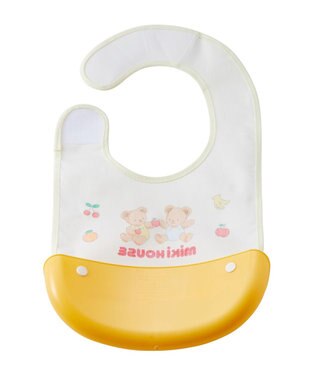 MIKI HOUSE HOT BISCUITS 【ミキハウス】 ランチスタイ 黄