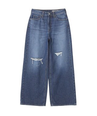 AMERICAN HOLIC ダメージワイドデニム Indigo