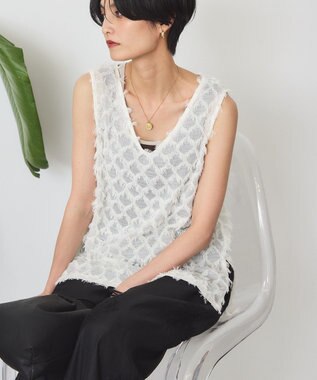 AMERICAN HOLIC Ｖネックシャギーベスト