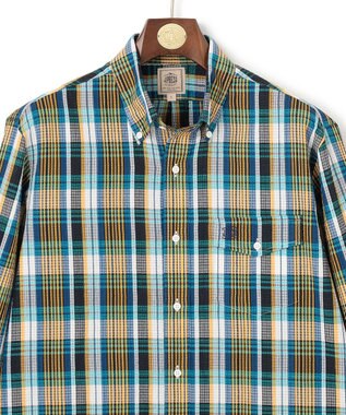 J.PRESS MEN 【Aero Weave】クールマックス サッカーシャツ / B.D. ブルー系3