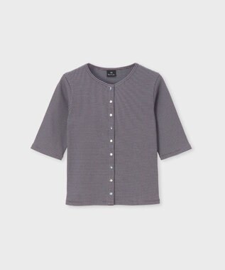 Paul Smith ボーダー ハーフスリーブ カーディガン