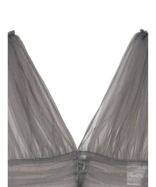 Green Parks ・ＥＬＥＮＣＡＲＥ　ＤＵＥ　バックレースアップビスチェ Charcoal Gray