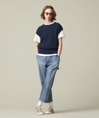 J.PRESS YORK STREET 【UNISEX】デニムペインターパンツ ネイビー系