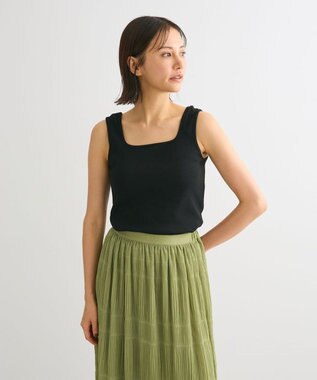 Green Parks ＢＰ　２ＷＡＹリブタンクトップ Black