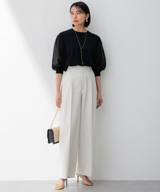 23区 【CLASSY.6月号掲載/Oggi4月号掲載】雑材ミニ ショルダー ブラック系1