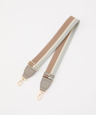 russet アレンジショルダーベルト【アイビーテープ】(CE-1146) Gray/Beige