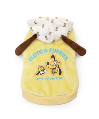 PET PARADISE ディズニー プルート フレンズボアパーカー 小型犬 イエロー