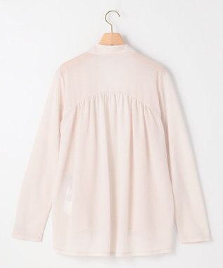 組曲 S 【WEB限定】シアーツイルジャージーショート カーディガン ピンク系