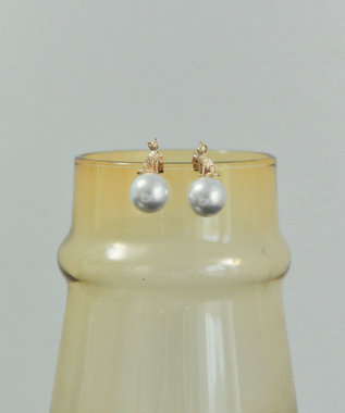 YECCA VECCA パールキャットピアス Gold