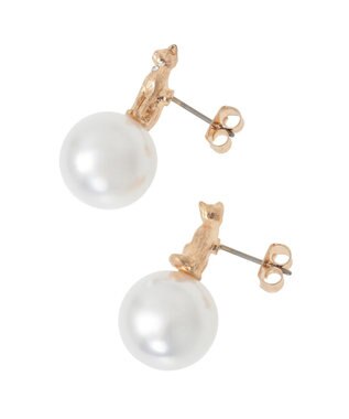 YECCA VECCA パールキャットピアス Gold