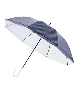 MOONBAT estaa 晴雨兼用 長傘 ストライプ 日傘 遮光 遮熱 UV