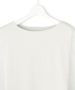 J.PRESS YORK STREET 【WOMEN】ファブリックポイント ノースリーブプルオーバー ライトグリーン系