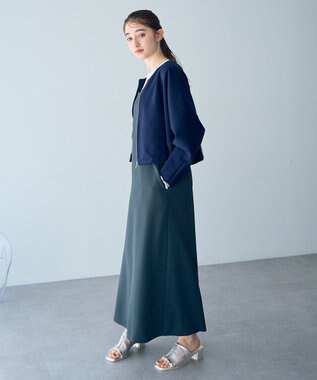 YECCA VECCA 【2点SET】ブルゾンセットキャミワンピース Navy