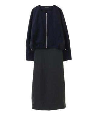 YECCA VECCA 【2点SET】ブルゾンセットキャミワンピース Navy