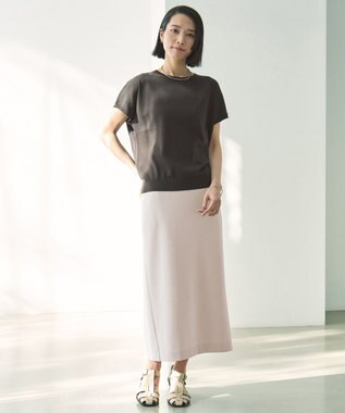 UNFILO BEAUTY MOVE Iラインスカート アイボリー