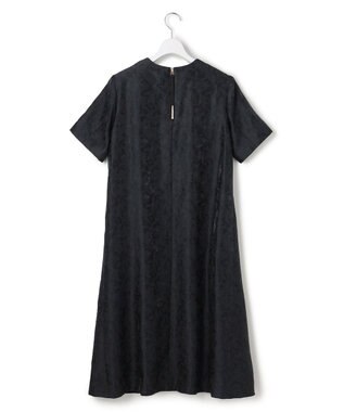 23区 S 【APPLAUDIR】シアーフラワージャカード ドレス ブラック系