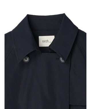 earth music&ecology ショートトレンチコート Navy