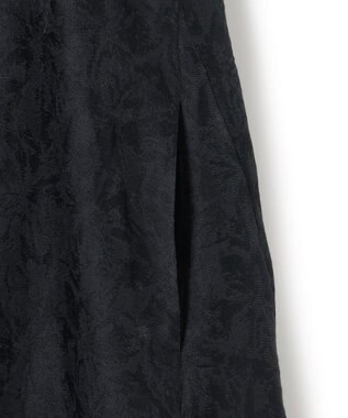 23区 S 【APPLAUDIR】シアーフラワージャカード ドレス ブラック系