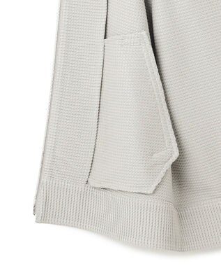 JOSEPH HOMME 新色追加【オリジナル素材/シワになりにくい】ライトタックジャージー ジップアップブルゾン アイボリー系