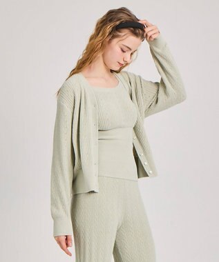 une nana cool とろみ素材がここちよいカーディガン　ｍｏｉ　ｒｏｏｍ（モアルーム）