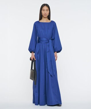 JOSEPH コットンサティーン　ドレス Cobalt