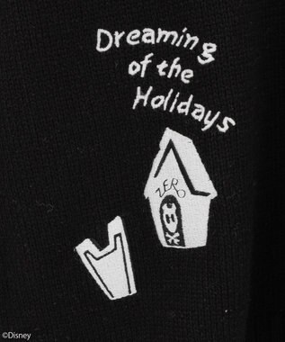 earth music&ecology ナイトメア／ダブルジップニットカーディガン Black