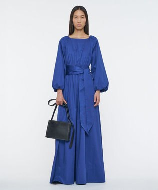 JOSEPH コットンサティーン　ドレス Cobalt