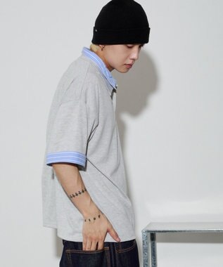 WEGO 【ユニセックス着用ITEM】シャツレイヤードT（SS） グレー