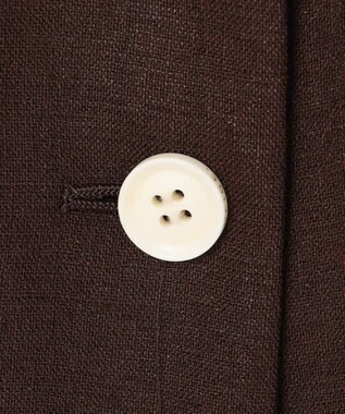 BEIGE， CAROLE / リネンライク ダブルジャケット Bordeaux