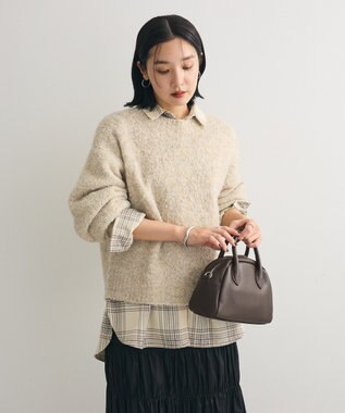 Green Parks ブークレニットプルオーバーⅡ Light Beige