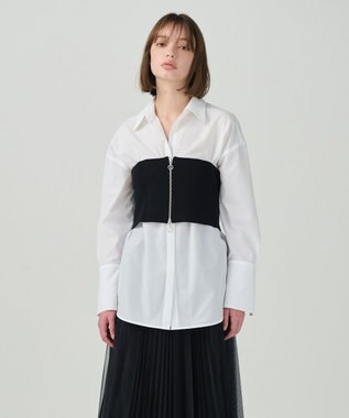 GRACE CONTINENTAL ニットベルト ブラック