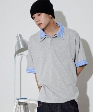 WEGO 【ユニセックス着用ITEM】シャツレイヤードT（SS） グレー