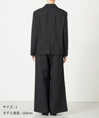 NAVE 【ReNAVE・洗える/UVカット】スパンポリエステル ジャケット ブラック系