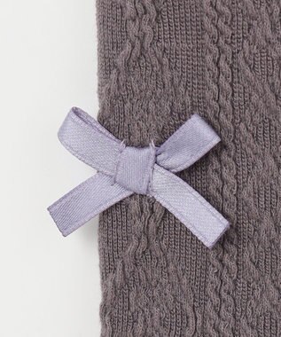 ANY KIDS ケーブル ジャガードレギンス チャコール