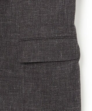 J.PRESS MEN 【WEB・一部店舗限定】COOL AIRY TWISTリネンミックス ジャケット ダークブラウン系