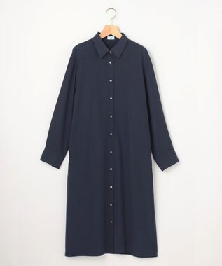 組曲 【先行予約・WEB限定】フィブリルシャーティング カシュクールワンピース ネイビー系
