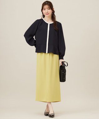 ANY SIS 【洗える】ハオレル ブラウス ネイビー