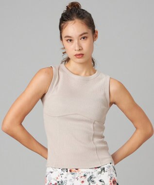 Chacott Chacott BALANCE ホリデーラメタンクトップ ベージュ