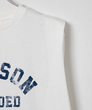 WEGO タックノースリーブT ホワイト