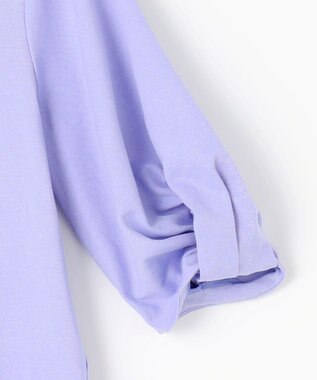 ANY シルケットスムース タックスリーブプルオーバー ブルー